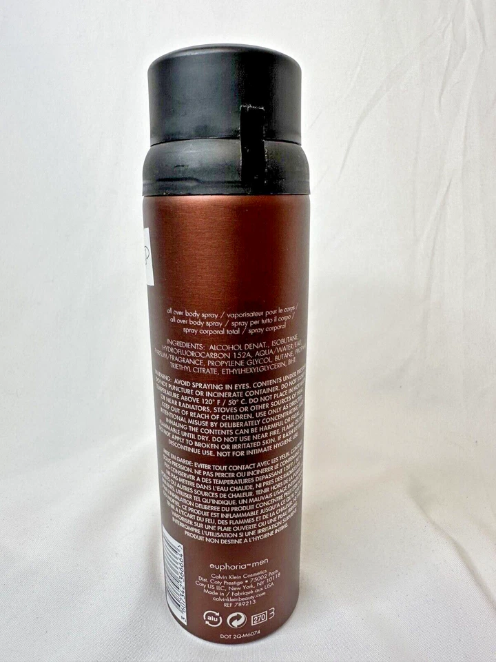 Spray corporal Calvin Klein Euphoria para hombre 5,4 fl oz (nuevo) Foto 2 de 3