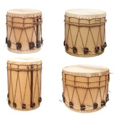 Muzikkon Medieval Drums with Snares and Sticks - Marching Medieval Drum