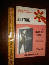 GG LIBRO: JUSTINE LAWRENCE DURRELL LONGANESI & C. 1966