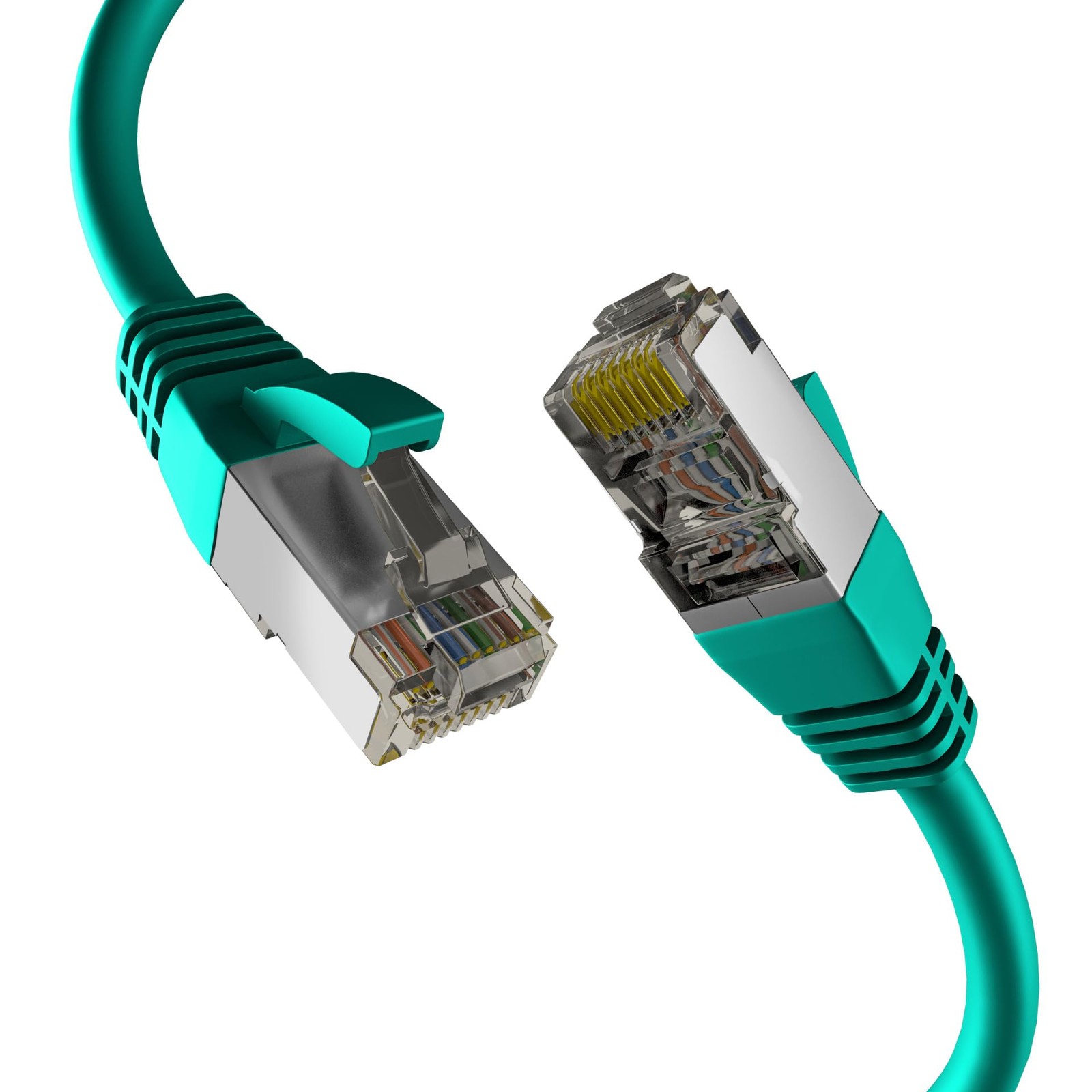 EFB-Elektronik CAT8.1 GRÜN 0,25м RJ45 СОЕДИНИТЕЛЬНЫЙ КАБЕЛЬ S/FTP PIMF Grün 0,25 м