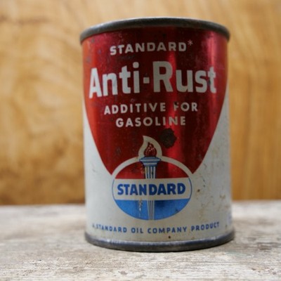 Vintage Standard Oil Anti Rust Additive 4oz metal can NOS