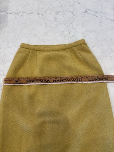 Vintage 1950’s -60’s Maurice Renter Original Wool Suit Mustard Yellow - Picture 15 of 16