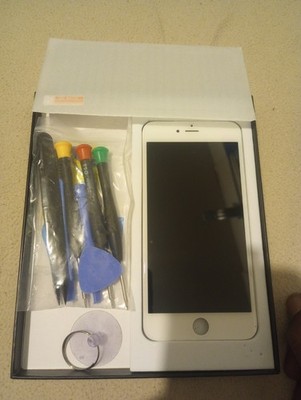Keytas White LCD Screen Digitizer Replacement w/ Tool Kit for iPhone 6S Plus