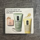 Clinique Great Skin Starter Set: Moisturizing lotion all about eyes 7 day scrub