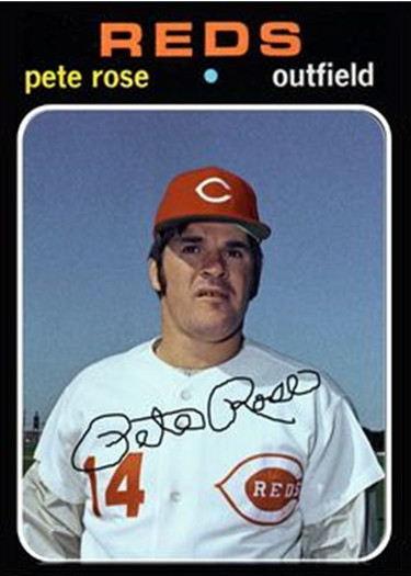 PETE ROSE 71## BUY 5 GET 1 FREE # or 30% OFF 12 OR MORE DIDDY-CUSTOMS