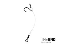 Vorfach Delphin THE END Chod Rig 4St. 8Cm / 0.45Mm/#6 5Er Set