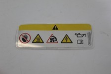 VW Multivan T7 neuer Warnaufkleber für den Motorraum 701010002AA