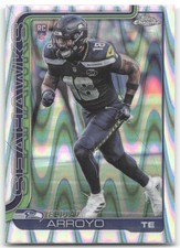 Elijah Arroyo Rookie 2025 Topps Chrome Ray Wave Refractor Seattle Seahawks
