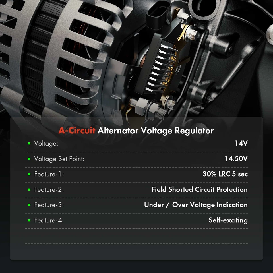 Regulador de voltaje del alternador A-Premium para Land Rover Range Rover Defender 90 Foto 2 de 4