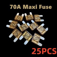 25pcs Amp 70A Maxi APX Maximum Blade Fuses 32V for Auto Boat Truck RV Car Audio