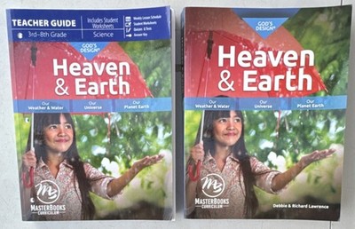 MasterBooks God's Design Heaven & Earth Textbook, Teacher Guide, & For Beginners