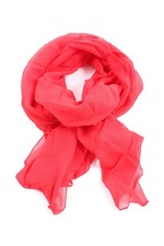 Écharpe d’été Dames Écharpe rouge style décontracté