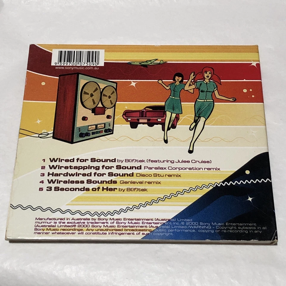 B(if)tek Featuring Julee Cruise Wired For Sound CD Electronic Leftfield Electro - Image 3 of 4
