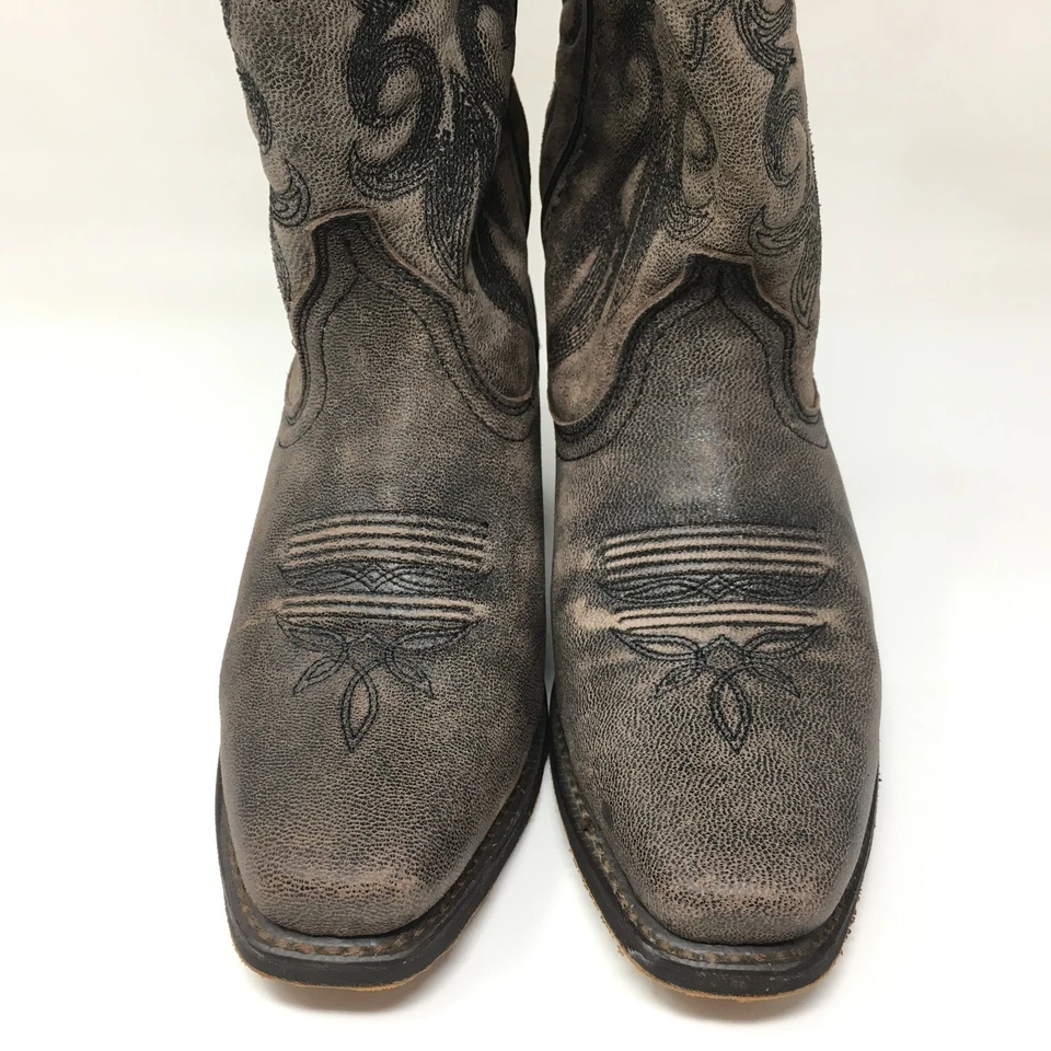 Laredo Maricopa 西靴 女牛仔鞋 女式 7 码 棕色裂纹皮革 — 第 4/4 张图片