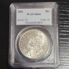 New Listing1882 Morgan Silver Dollar $1 PCGS MS64 Cert#2876874