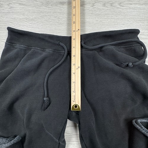 Pantalon de survêtement femme Brandy Melville Anastasia jambes larges noir M/L cordon de serrage - Photo 5/9
