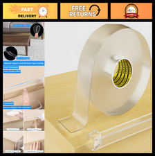 Clear Edge Protector Strip 1.18in x 16.4FT - Self-Adhesive Bumper Guard Tape for