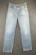 Vintage Levis 509 Jeans Mens 35x32 Blue 80s Orange Tab USA Made Pants Tag38x34