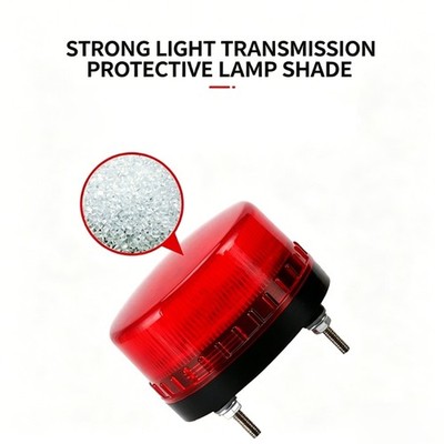 Upgrades LED Flash Warning Light 12 24 220V Quiet Or 90dB Sound For Factory Use