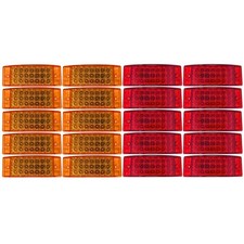 All Star Truck Parts Amber Red 6 21 Led Side Marker Clearance Light