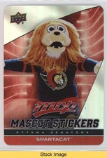 2025-26 Upper Deck MVP Mascot Stickers Spartacat #MS-18 READ 0d95