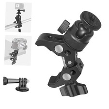 Super Clamp Camera Mount with 360  Ball Head, Action Camera Adapter, 1/4"-3/8"