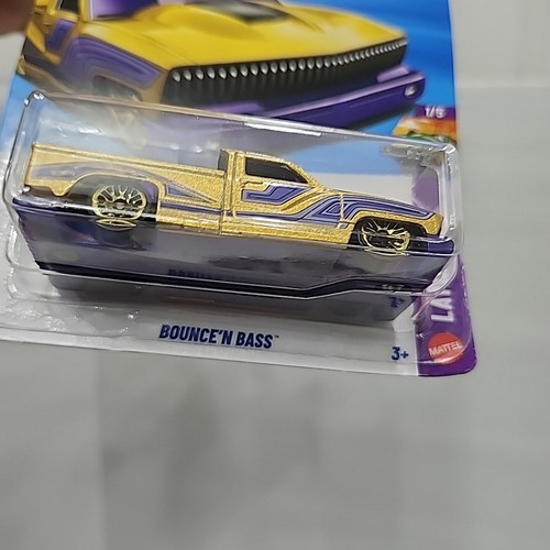 🔥 2026 Hot Wheels Mainline Gold Bounce'N Bass Series Layin' Low / Confezione da 3 - Foto 8 di 10