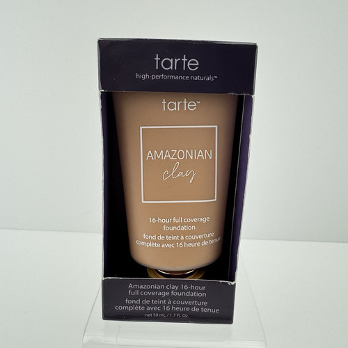 Tarte 42H Tan Honey Amazzonian Clay 16 ore fondotinta copertura completa 1,7 once NUOVO - Foto 1 di 3