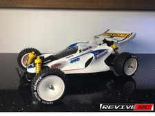 Klare Custom Tamiya Manta Ray Karosserie und Heckflügel von Revive RC