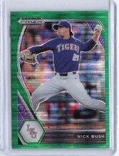 2021 Panini Prizm Draft Picks #PDP181 Nick Bush Hyper Blue & Carolina Blue Prizm