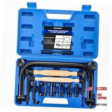 Blue Valve Spring Compressor Valve Lapper Set with 4 Suction Plates