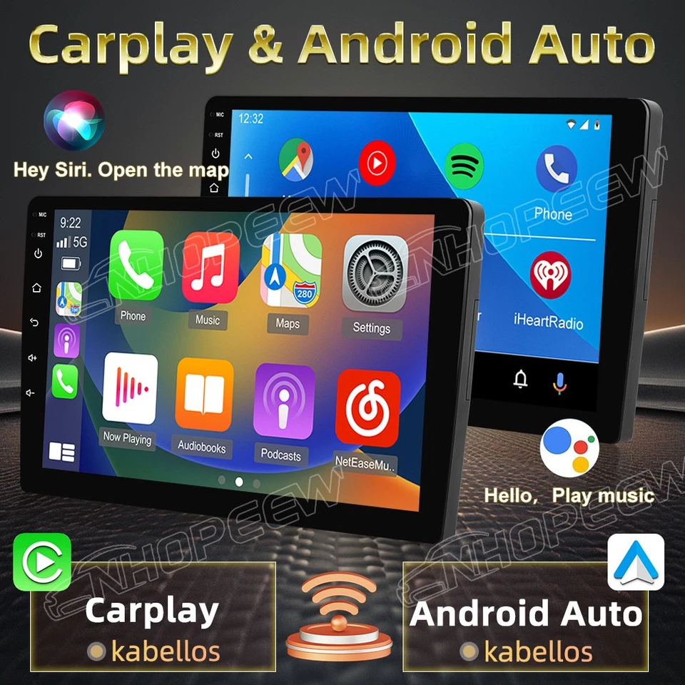 9'' Carplay 4+64GB Autoradio Android 15 GPS RDS Für BMW 3er E90 E91 E92 E93 +KAM - Bild 4 von 4