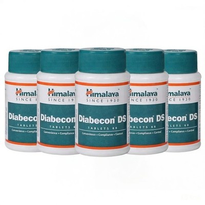 5 x Himalaya DIABECON DS (300 Tabs) For Blood Sugar Supports