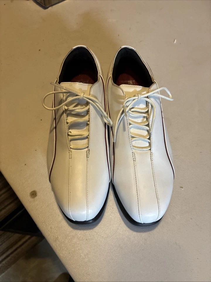 Tênis de golfe Nike Verdana Last feminino tamanho 9 branco e vermelho carmesim * NOVO EM FOLHA * - Imagem 2 de 4