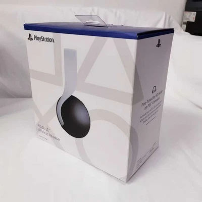 Sony Pulse 3D Wireless Gaming Headset for PS5 PS4- White/Black