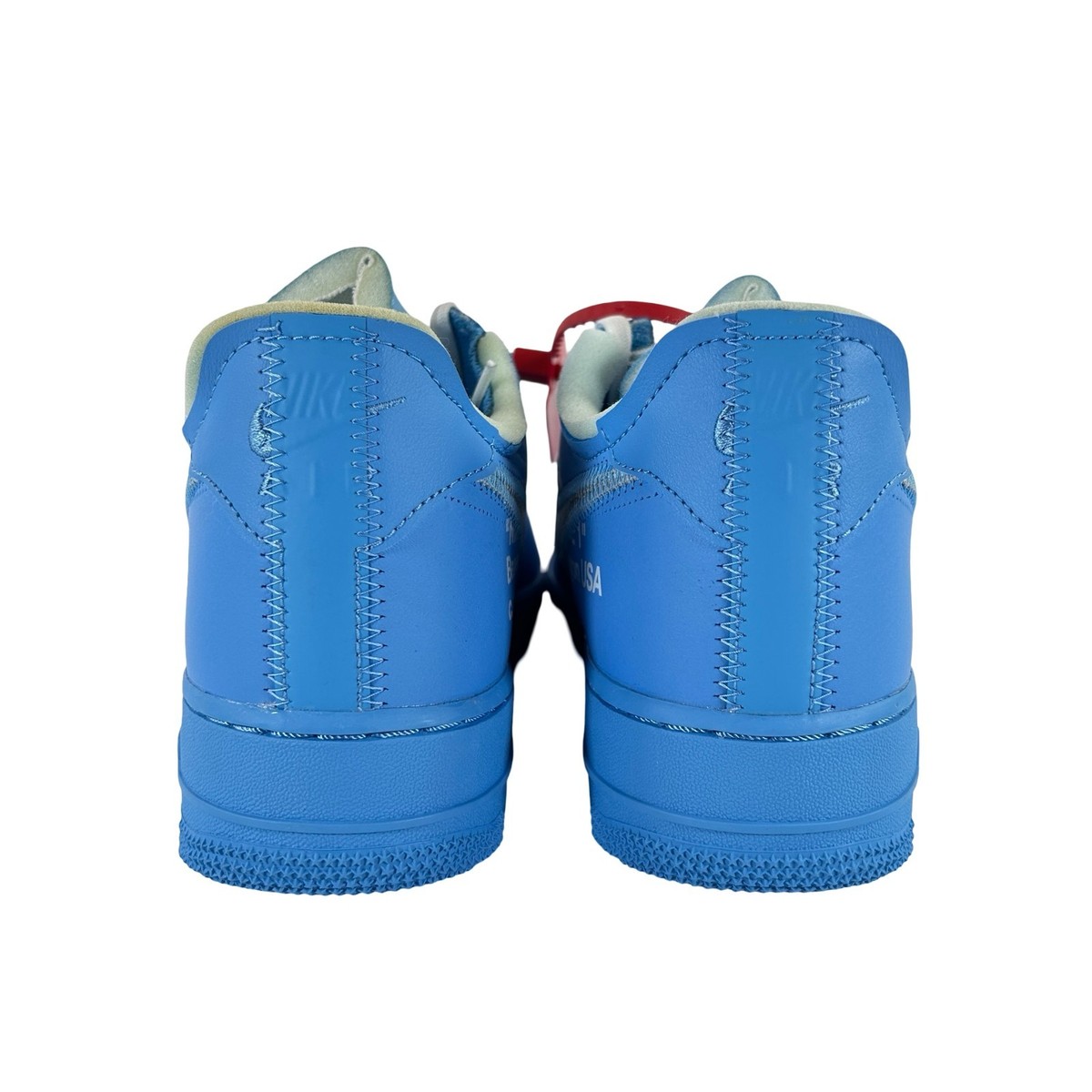 Off White x Nike Air Force 1 Low '07 MCA University Blue - Size 10