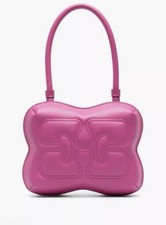 Ganni Butterfly Top Handle Pink Bag