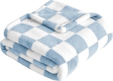 Baby Blanket 30"x40" Ultra Soft Checkered Blanket for Boys Crib