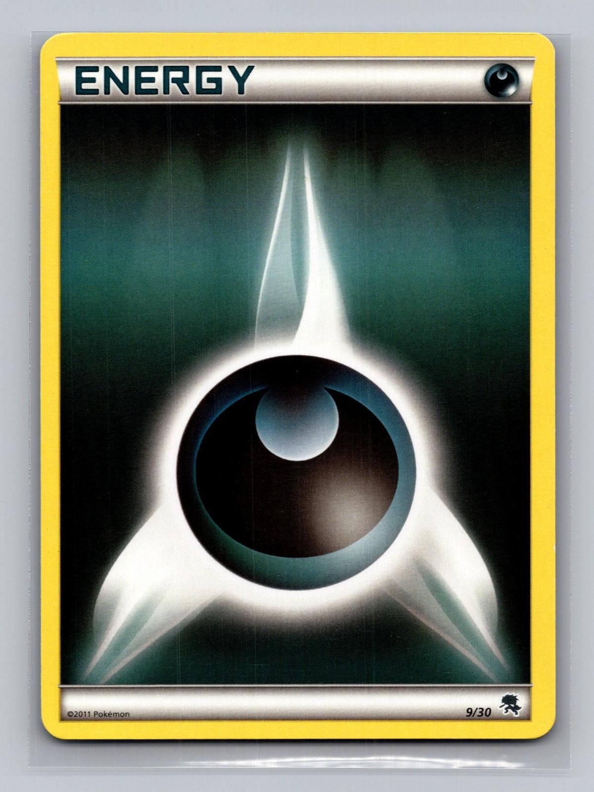 Darkness Energy (#9) 9/30 Common BW Trainer Kit: Excadrill & Zoroark Pokemon LP