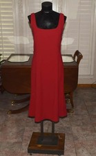LADIES ARMANI COLLEZIONI RED DRESS SIZE 6 SLEEVELESS