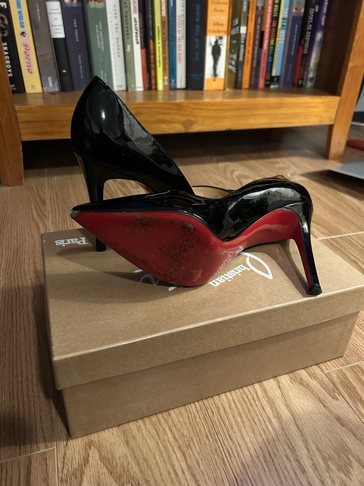 Christian Louboutin Women's Patent Pigalle Stiletto Heels Pumps - Image 4 of 4