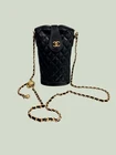 Chanel Free Gift Makeup Bucket Bag Cross Body Adjustable Ball Chain Boxed