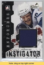 2011 ITG Enforcers Instigator Black The Summit Edmonton 1/1 Colton Orr READ 2a8
