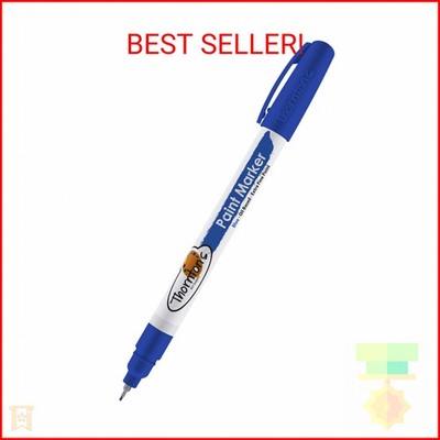 Thornton's Art Supply Vibrant Premium Oil-Based Paint Markers Pen for Craft, Roc
