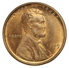 1909 VDB 1C Lincoln Cent RD - Choice Gem Bu - 1424