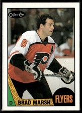 1987-88 Topps Brad Marsh Philadelphia Flyers #128
