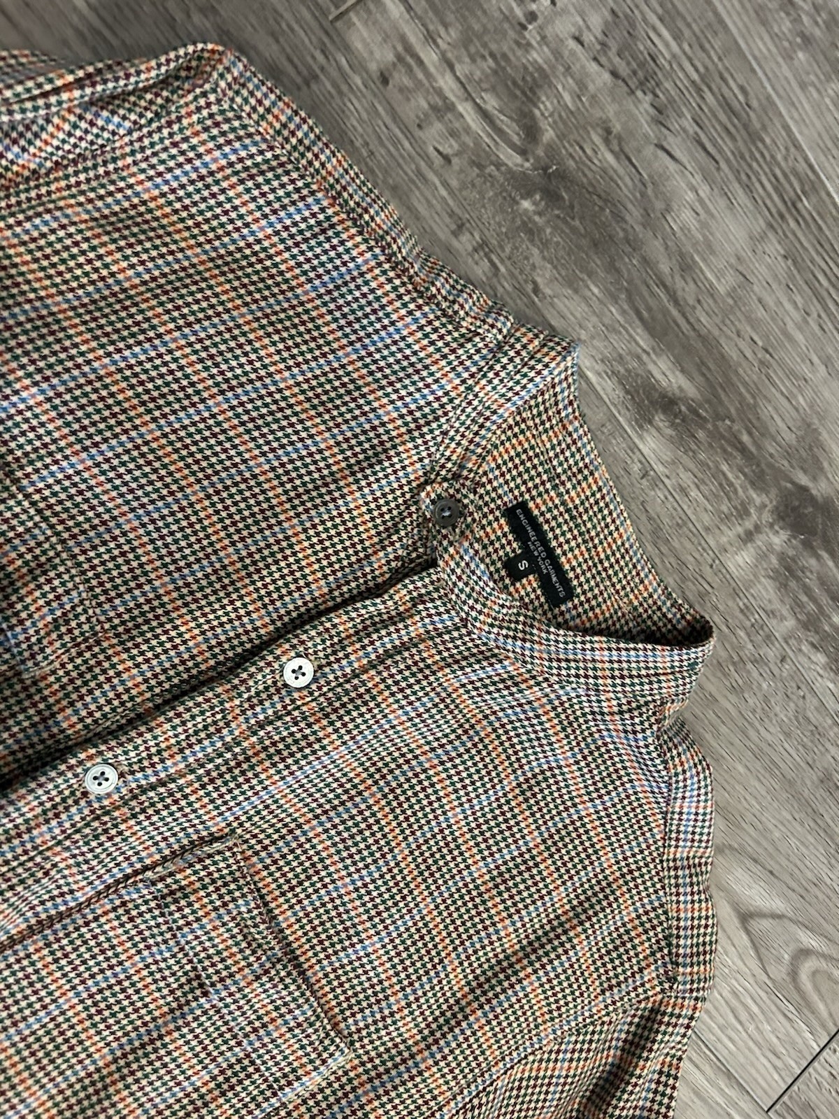 ENGINEERED GARMENTS Multicolor Houndstooth Cotton… - image 1