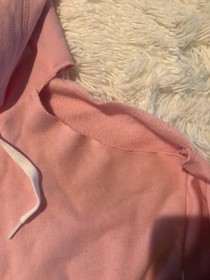 Victoria&rsquo;s Secret PINK Open Shoulder Hoodie and Matching Shorts XS
