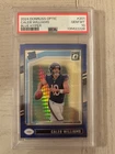 2024 PANINI DONRUSS OPTIC BLUE HYPER #201 CALEB WILLIAMS PSA 10 CHICAGO BEARS
