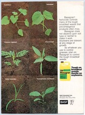BASF Basagran Herbicide Soybean Weed Control Parsippany NJ 1976 Print Ad